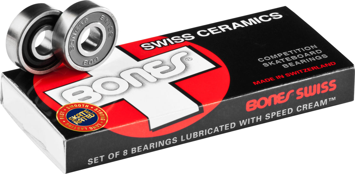Bones Swiss Ceramic Skateboard Bearings