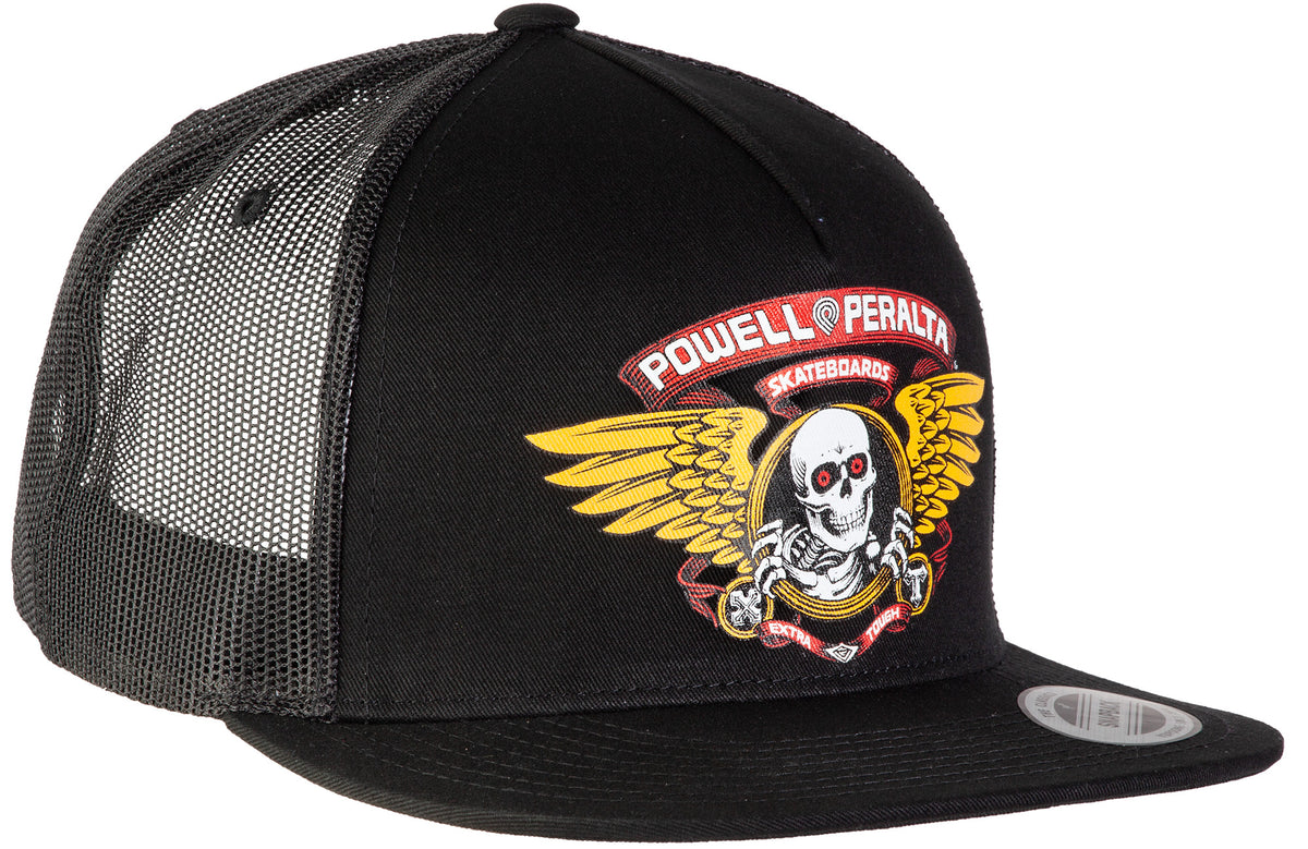 CAP TRUCKER PP WINGED RIPPER BLACK