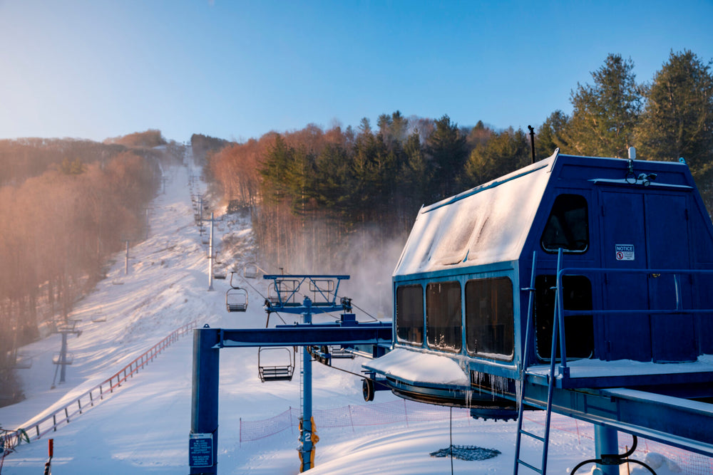 Snowboarding at Cataloochee Ski Area