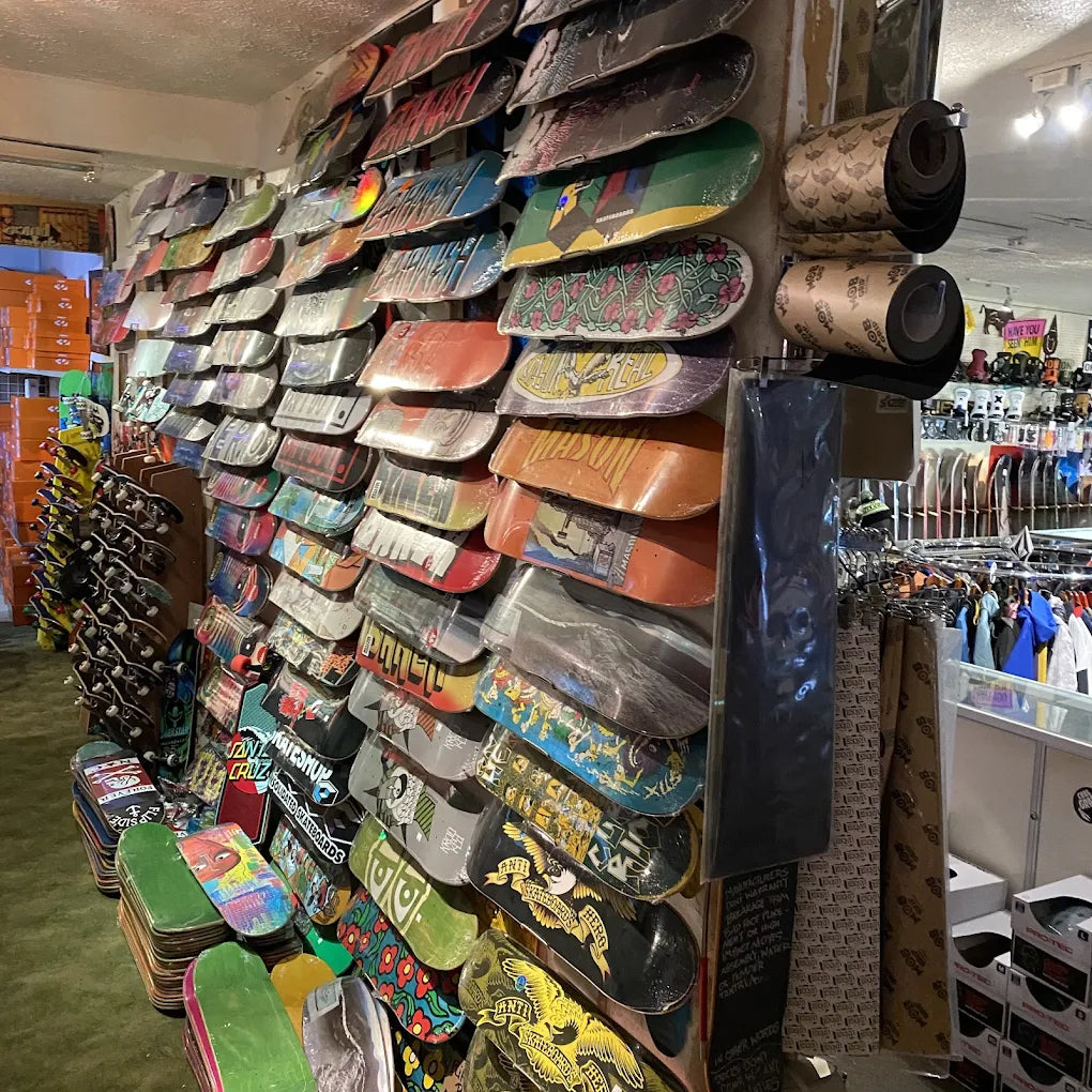 Inside Flipside Boardshop