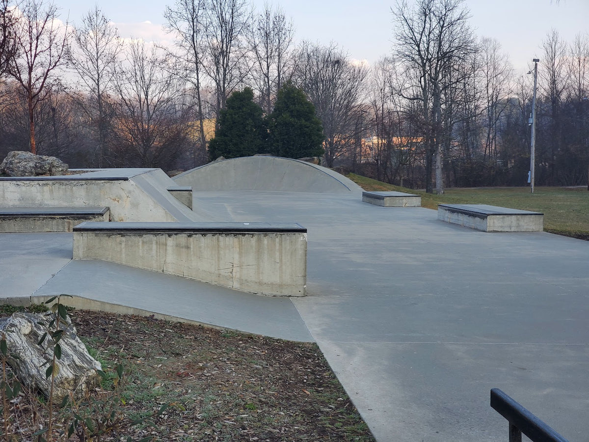 Waynesville Skatepark concrete street course