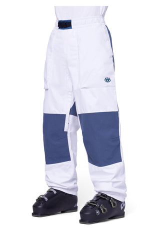 23/24 686 Mens Ghost pant 2.5L WHITE COLORBLOCK
