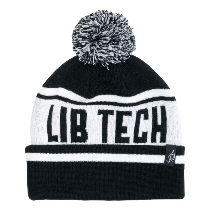 26 LIB POM BEANIE BLK/WHT