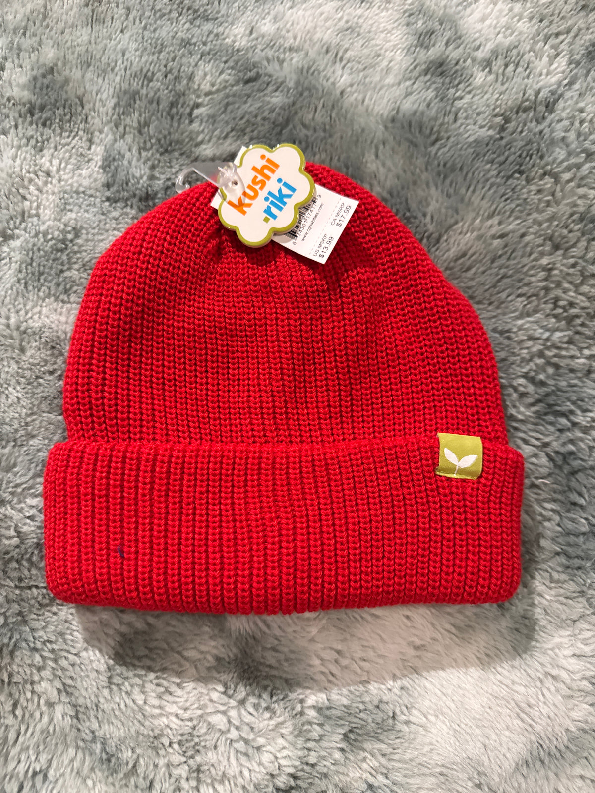 BASIC BEANIE FLEECE LINED RED