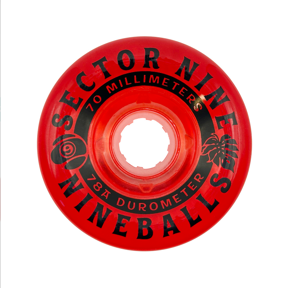S9 70MM 78A NINEBALL WHEELS CHERRY
