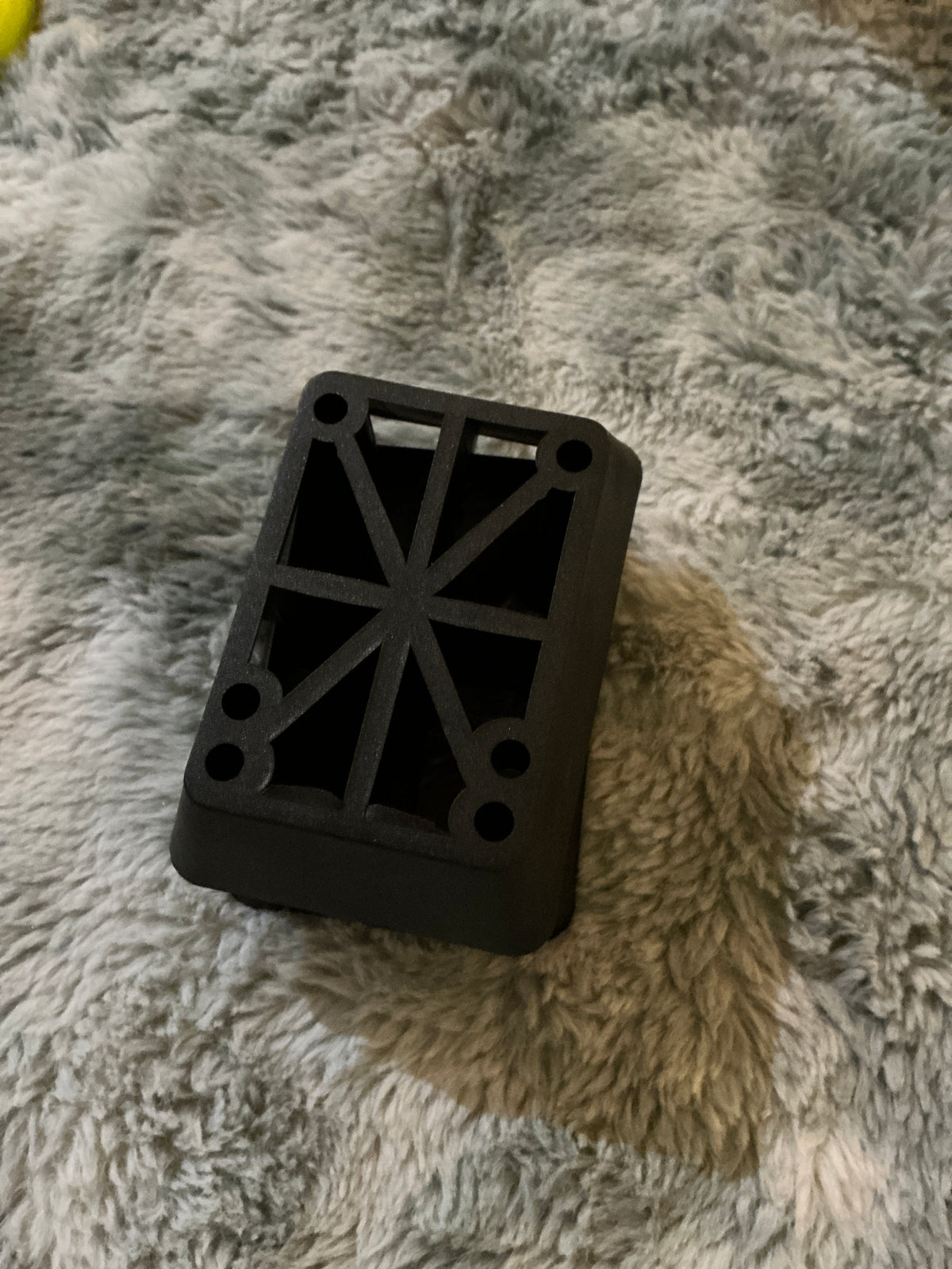 BLANK BLACK 1" RISER
