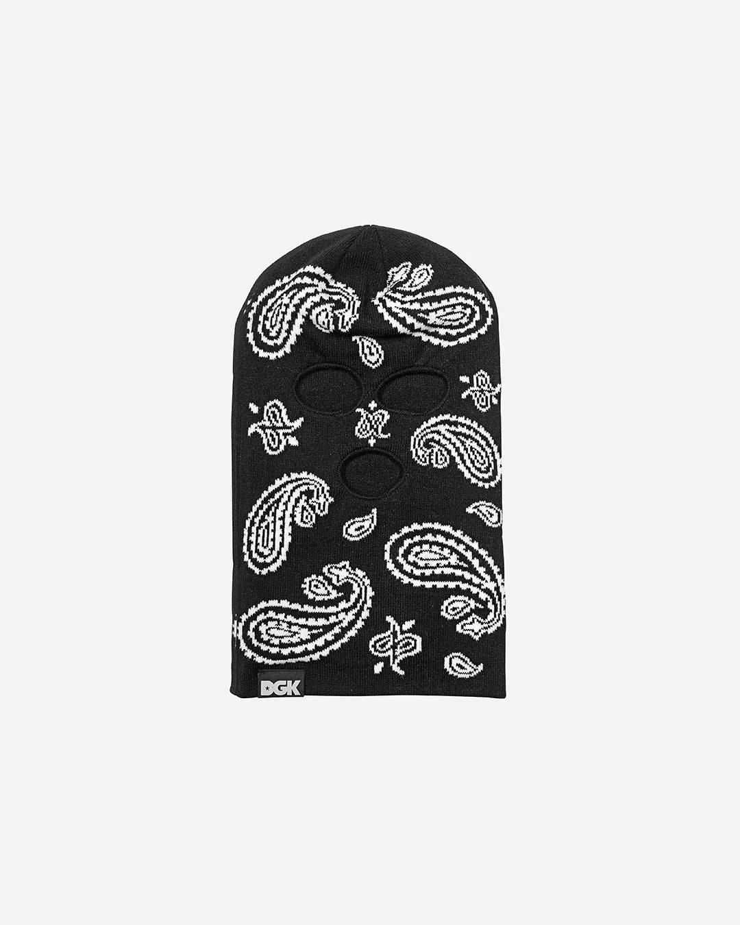 DGK Paisley Ski Mask Black - OS
