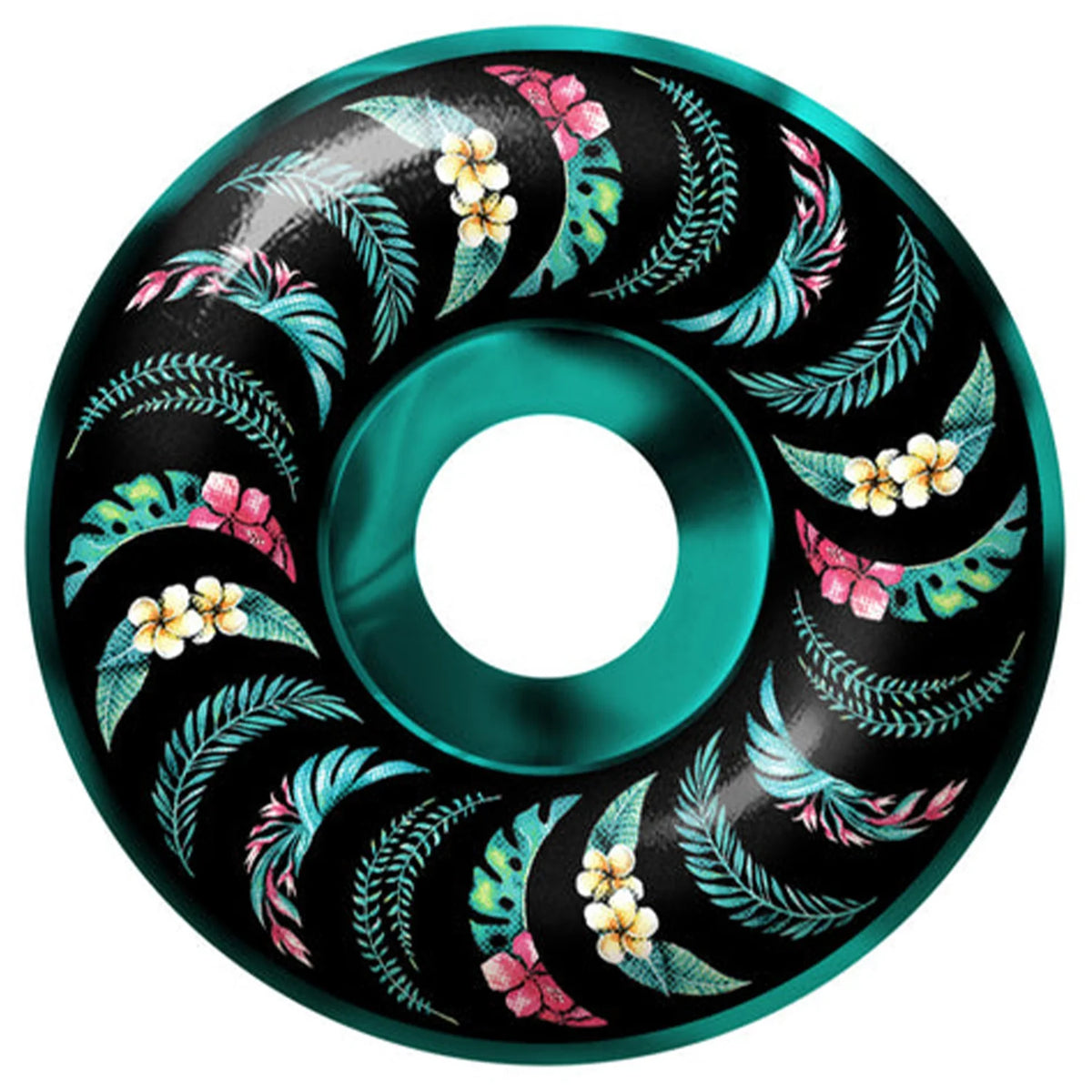 SPITFIRE F4 99 FLORAL CLASSIC TEAL / BLACK SWIRL 53