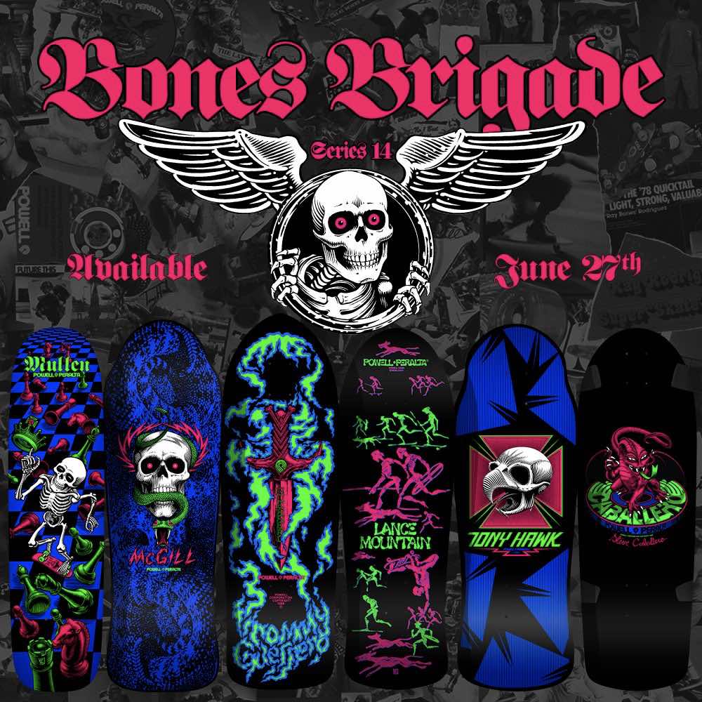 BONES BRIGADE 14 *FULL SERIES* 6 BOARDS