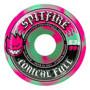 SPITFIRE F4 99 TEAM CONICAL FULL PINK / TEAL SWIRL 53