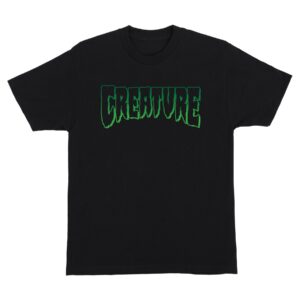 CREATURE Logo S/S Black Lg