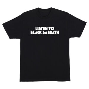OJ Listen To Black Sabbath S/S Black XL