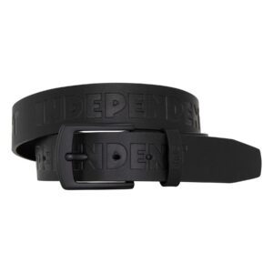 Bar Logo  Belt Black OS Unisex Independent