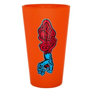 OJ Screaming Hand Pint Glass Orange