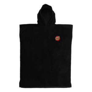 SC Classic Dot  Hooded Towel Blk