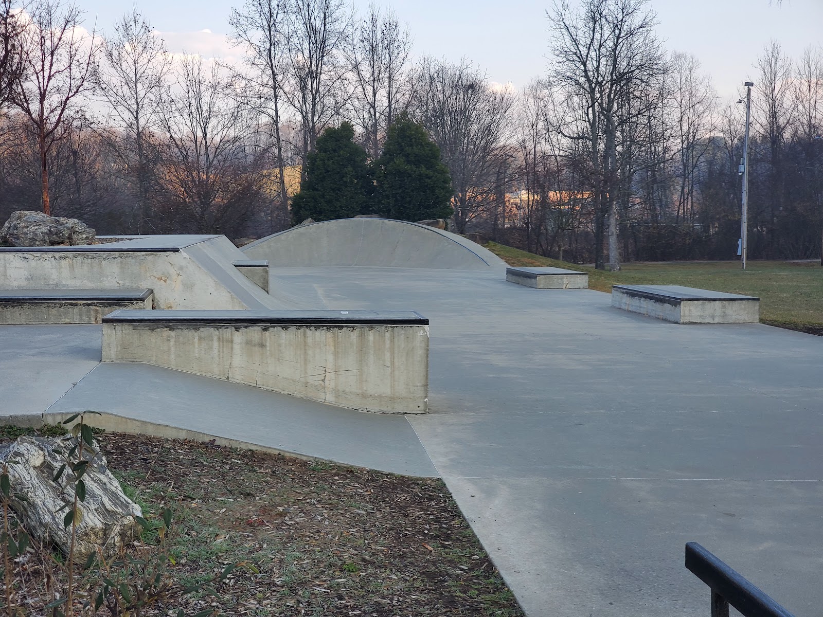 Waynesville Skatepark concrete street course