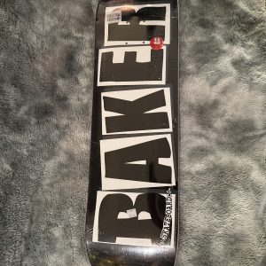 BAKER BRAND LOGO BLK/WHT 8.125