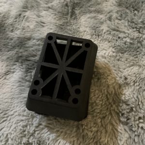 BLANK BLACK 1" RISER