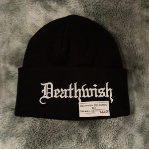DEATHWISH EMB BEANIE BLK