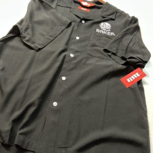 BAKER SKULL BUTTON UP BLACK