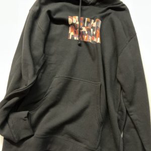 GIRL P/O HOOD BLACK MEDIUM