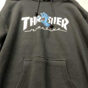 THRASHER SANTA CRUZ COLLAB P/O BLACK