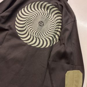 SPITFIRE CANVAS BUTTON UP BLACK
